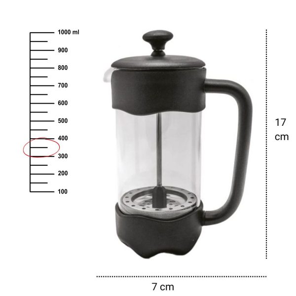 Συσκευή για τσάι και καφέ - French Press 350 ml